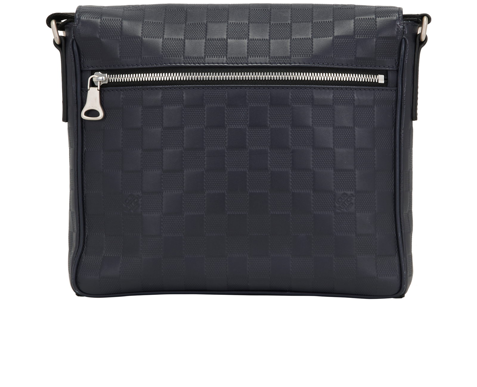 District PM, &pound;795, Handbags, Black/Blue, Leather, Back view